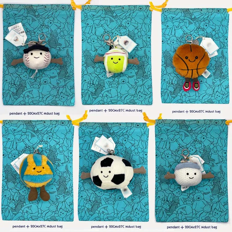 JC Plush Sports Toys, Golf Ball Charms, Plush Tennis Balls, Basketballs, Volleyballs, and Soccer Ball Bag Charms
JC Plush Sports Toys, Golf Ball Charms, Plush Tennis Balls, Basketballs, Volleyballs, and Soccer Ball Bag Charms