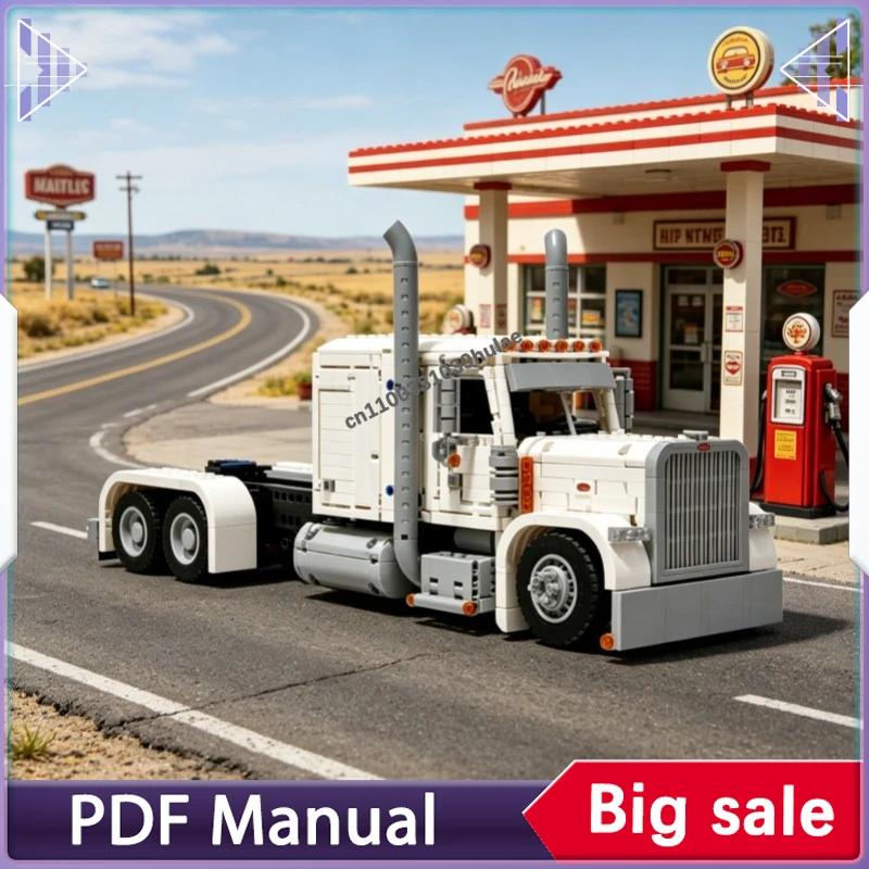 Classic big truck building block set, 389-piece heavy semi-truck model, building block toy, suitable for enthusiasts to collect
Classic big truck building block set, 389-piece heavy semi-truck model, building block toy, suitable for enthusiasts to collect