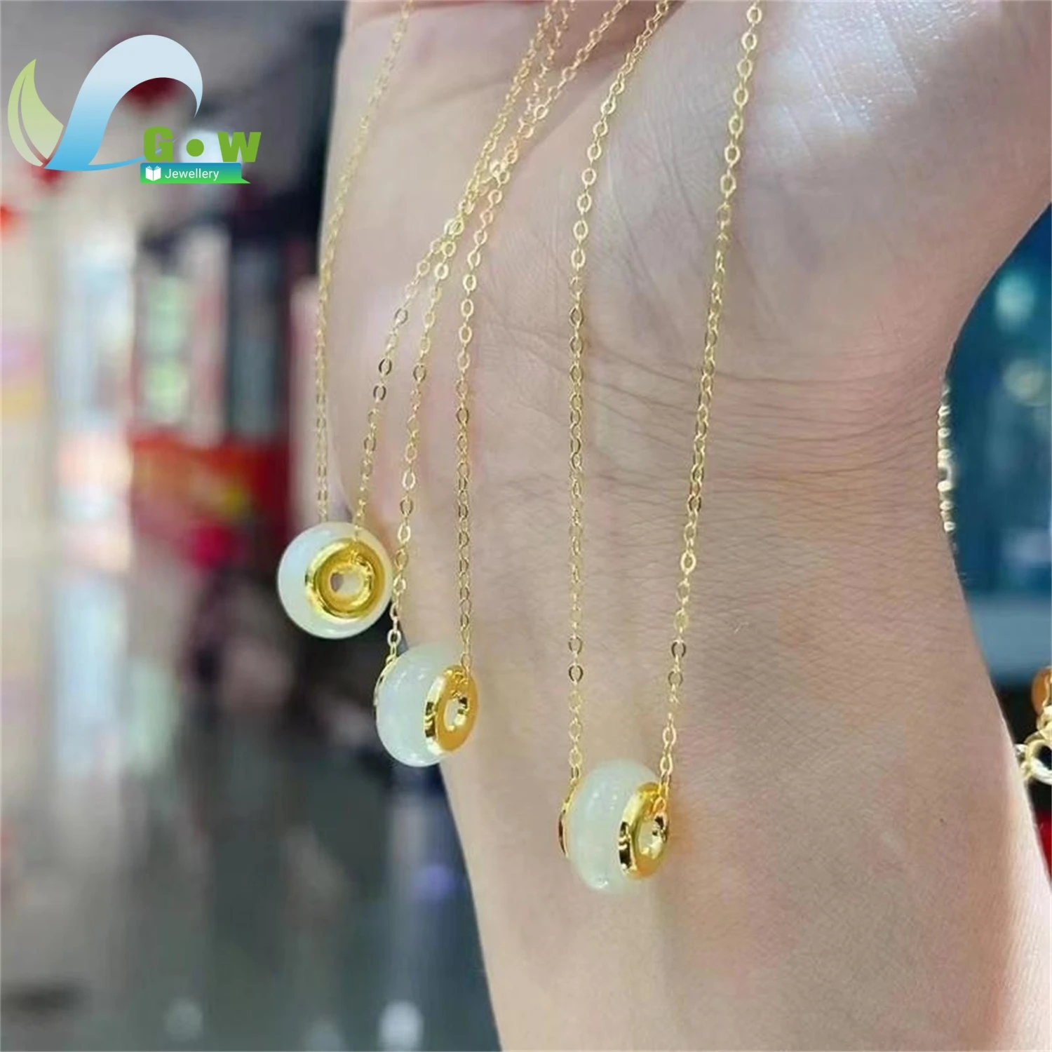 Ожерелье с подвеской из нефрита Hetian Lulu Tong, 18-каратное позолоченное дизайнерское ожерелье в форме талии, гладкая подвижная бусина, регулируемая ключица, ювелирное изделие, подарок
Ожерелье с подвеской из нефрита Hetian Lulu Tong, 18-каратное позолоченное дизайнерское ожерелье в форме талии, гладкая подвижная бусина, регулируемая ключица, ювелирное изделие, подарок