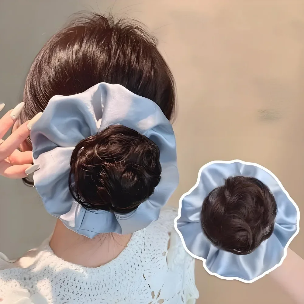 Lazy Flower Bud Head Synthetic Chignon Wig Sweet Large Intestine Hair Ring Grab Cilp Temperamental Ball Head Hair Bag
Lazy Flower Bud Head Synthetic Chignon Wig Sweet Large Intestine Hair Ring Grab Cilp Temperamental Ball Head Hair Bag