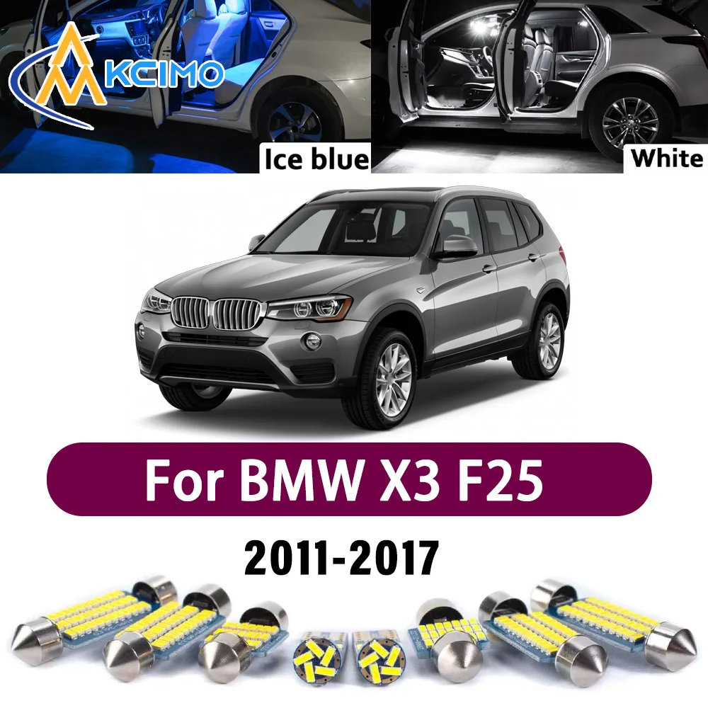 High-Quality Light Bulb For BMW X3 F25 2011-2017 Premium Bright LED Interior Dome Trunk Reading Mirror Error-Free Safer Lights
High-Quality Light Bulb For BMW X3 F25 2011-2017 Premium Bright LED Interior Dome Trunk Reading Mirror Error-Free Safer Lights