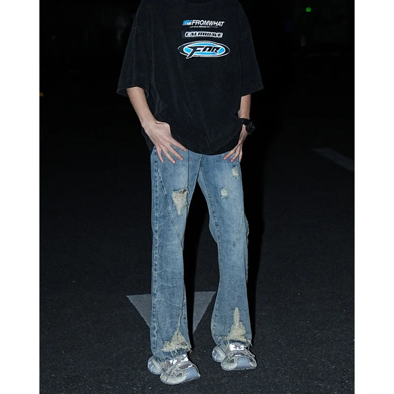 Una Reta Jeans Pants Man 2024 Spring Summer New Hip Hop Wear Out Design Vintage Denim Pants Harajuku Trousers For Men
Una Reta Jeans Pants Man 2024 Spring Summer New Hip Hop Wear Out Design Vintage Denim Pants Harajuku Trousers For Men