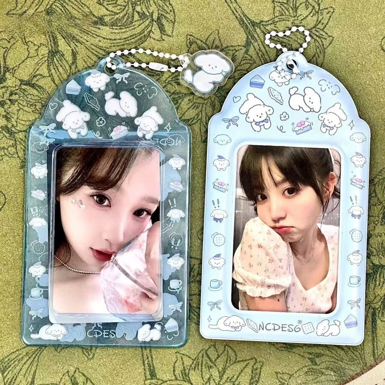 Cute Cartoon Biscuit Dog PVC Photocard Holder Kpop Photo Card Storage Display Case
Cute Cartoon Biscuit Dog PVC Photocard Holder Kpop Photo Card Storage Display Case