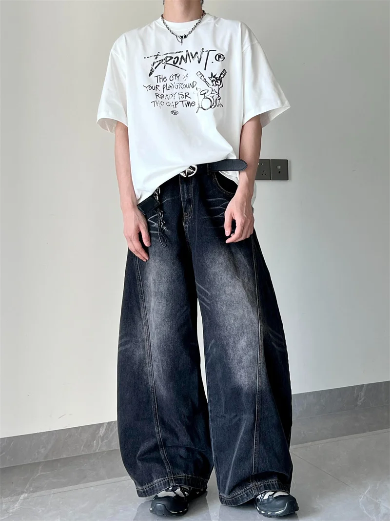 Washed American High Street Men's Jeans Autumn Winter Loose Straight Leg Long Trousers Casual Straight Tube Jeans
Washed American High Street Men's Jeans Autumn Winter Loose Straight Leg Long Trousers Casual Straight Tube Jeans