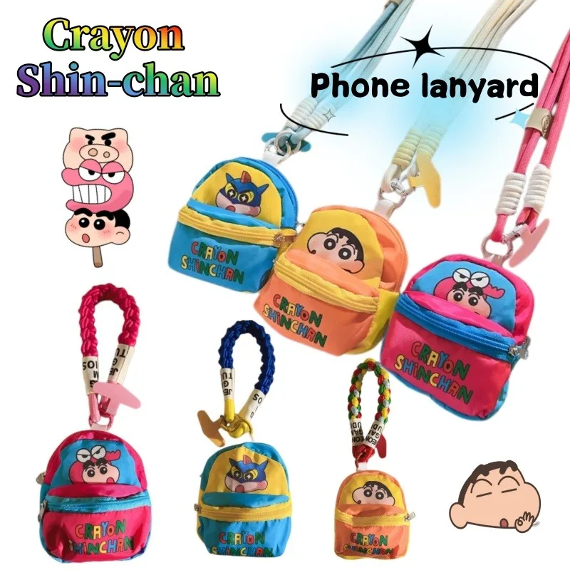 Creative Cartoon Anime Crayon Shin-chan Mini Coin Purse with Phone Strap, Hanging Accessories, Camera Key Short Wrist Strap
Creative Cartoon Anime Crayon Shin-chan Mini Coin Purse with Phone Strap, Hanging Accessories, Camera Key Short Wrist Strap