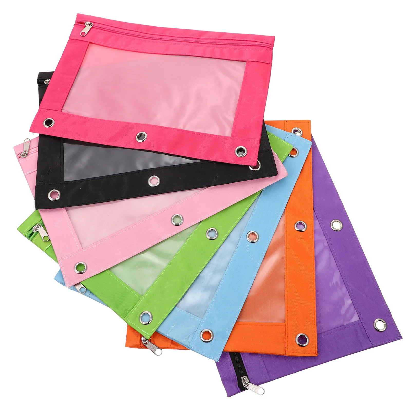 7pcs Portable Large Capacity Pen Bag Stationery Pencil Case Wear Resistant Pouch School Office Use Oxford Cloth PVC
7pcs Portable Large Capacity Pen Bag Stationery Pencil Case Wear Resistant Pouch School Office Use Oxford Cloth PVC
