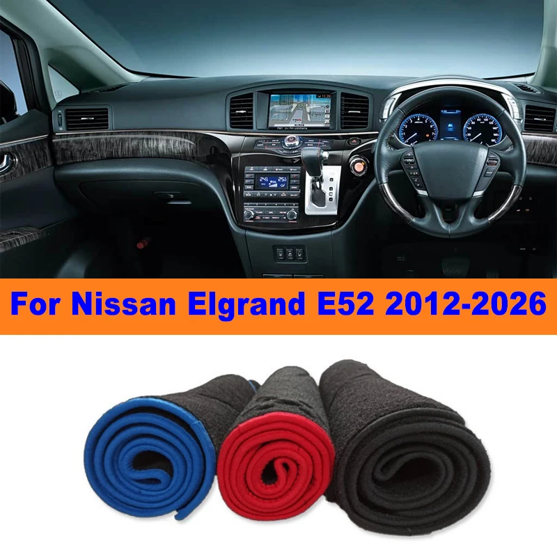 Anti-Glare Dashboard Cover Dash Mat Non-Slip Sun Shade Pad Interior Protector For Nissan Elgrand E52 2012-2026 Car Accessory
Anti-Glare Dashboard Cover Dash Mat Non-Slip Sun Shade Pad Interior Protector For Nissan Elgrand E52 2012-2026 Car Accessory