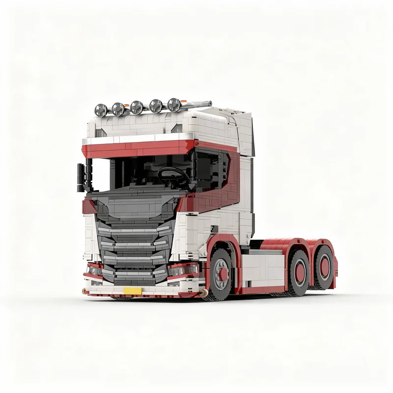 2924pcs MOC SCANIA 770s 6x2 Truck Tractor Red 2 0 Technical Model Building Blocks Construction Toys Christmas Gifts Brick Kids
2924pcs MOC SCANIA 770s 6x2 Truck Tractor Red 2 0 Technical Model Building Blocks Construction Toys Christmas Gifts Brick Kids