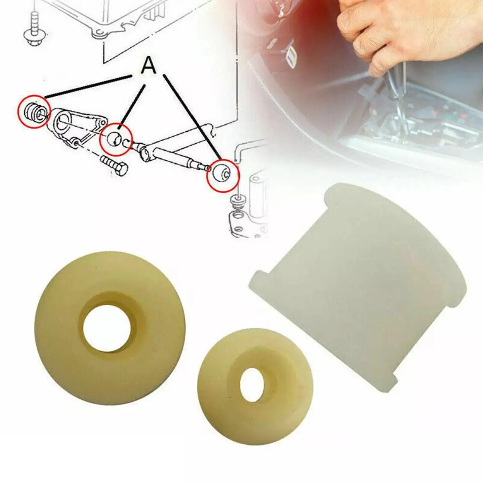 Car Gear Linkage Selector Bush Repair Kit 701711166 7D071113 Components Premium for VW T4 Caravelle Sturdy Easily Install
Car Gear Linkage Selector Bush Repair Kit 701711166 7D071113 Components Premium for VW T4 Caravelle Sturdy Easily Install