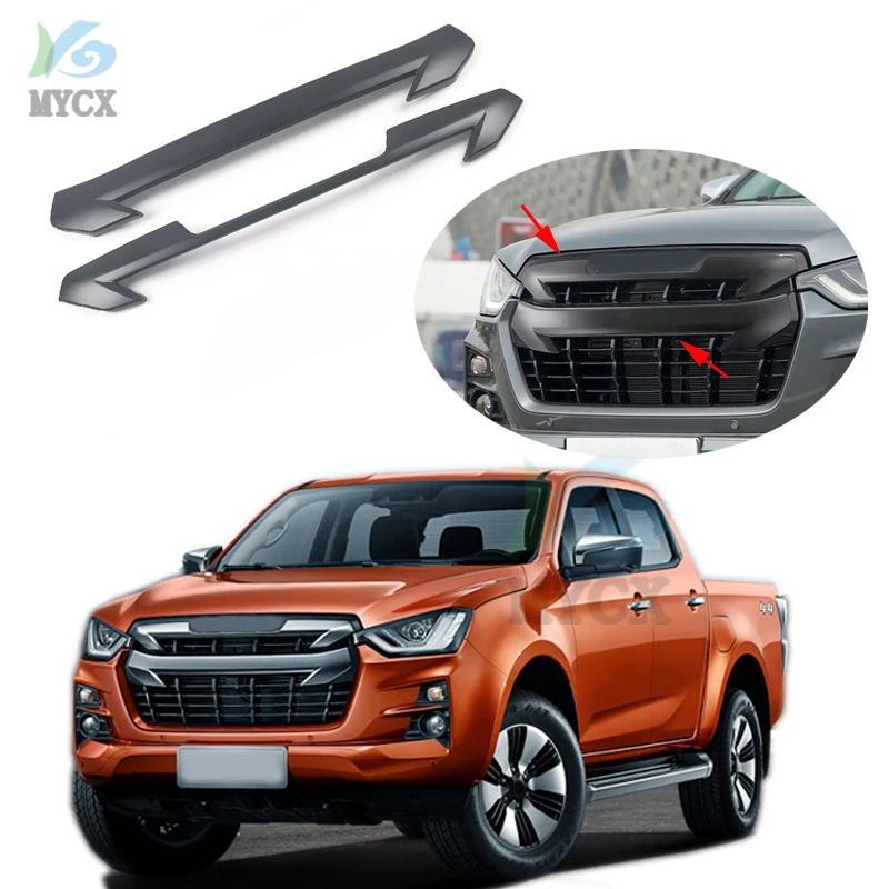 2PCS black matt Front Bumper Grill Grille Cover Strips Trims For Isuzu D-MAX DMAX 2021 2022 accessories
2PCS black matt Front Bumper Grill Grille Cover Strips Trims For Isuzu D-MAX DMAX 2021 2022 accessories