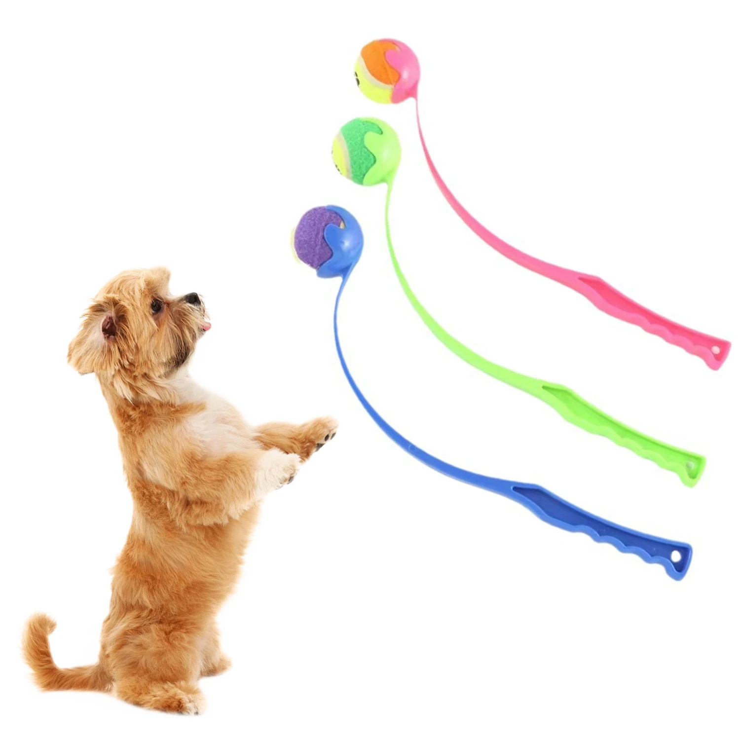 Pet Tennis Ball Launcher Manual Tennis Ball Thrower Outdoor Activities Dog Training Toys Pet Supplies Pet Throwing Stick
Pet Tennis Ball Launcher Manual Tennis Ball Thrower Outdoor Activities Dog Training Toys Pet Supplies Pet Throwing Stick
