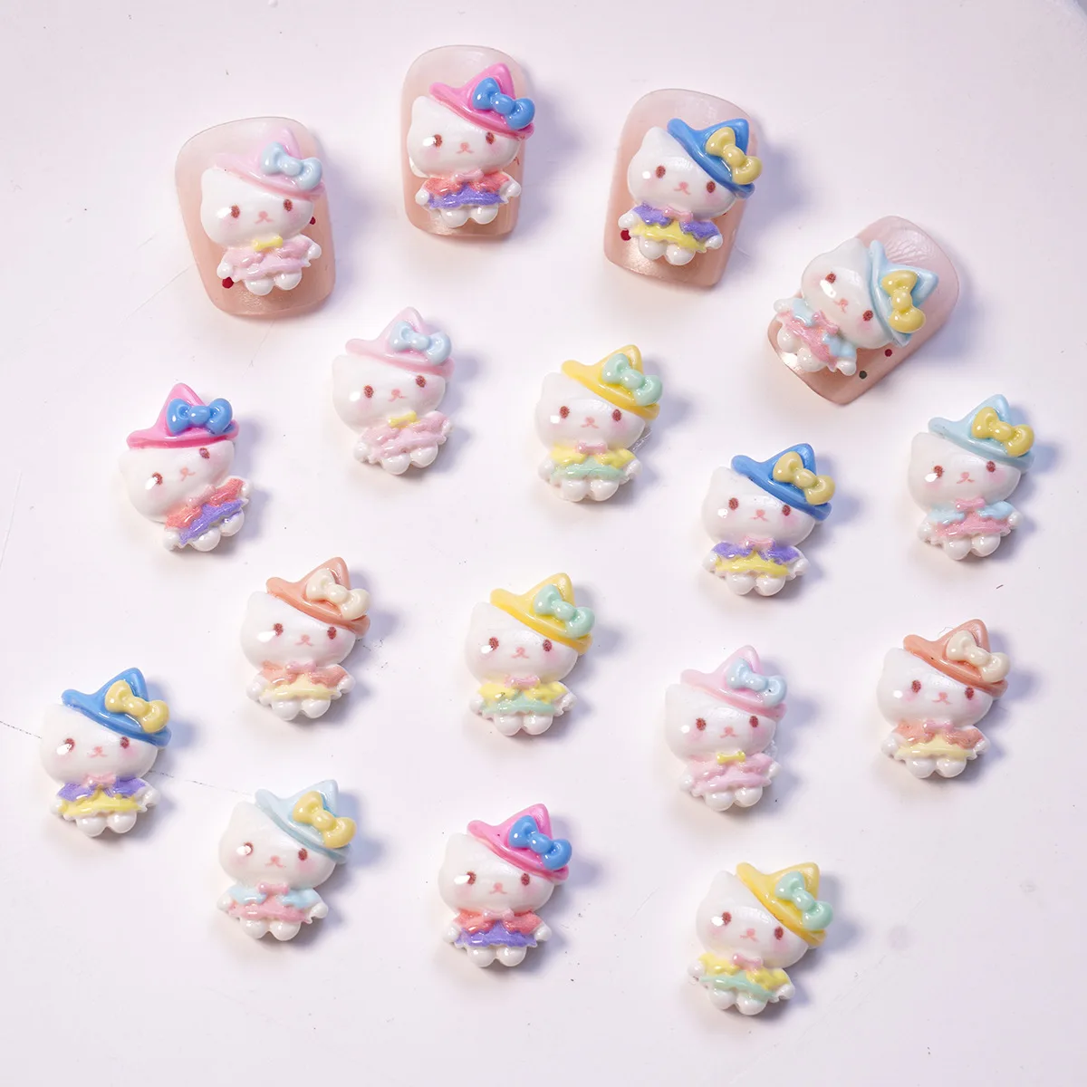 50 шт. украшений для ногтей в виде шляпок и бантиков с Китти — милый японский дизайн из смолы, очаровательный декор для ногтей для самостоятельного маникюра
50 шт. украшений для ногтей в виде шляпок и бантиков с Китти — милый японский дизайн из смолы, очаровательный декор для ногтей для самостоятельного маникюра