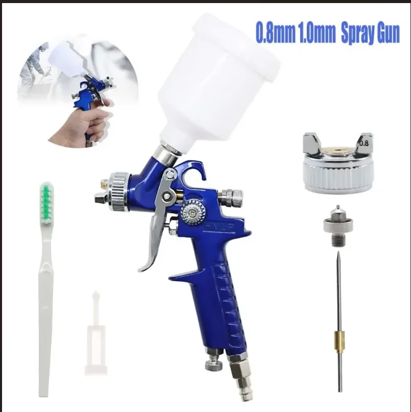 H-2000A Professional 0.8/1.0mm Nozzle 125ml Mini Pneumatic Spray Gun for Car Painting Repair Pneumatic Spray Gun Mini Spray Gun
H-2000A Professional 0.8/1.0mm Nozzle 125ml Mini Pneumatic Spray Gun for Car Painting Repair Pneumatic Spray Gun Mini Spray Gun