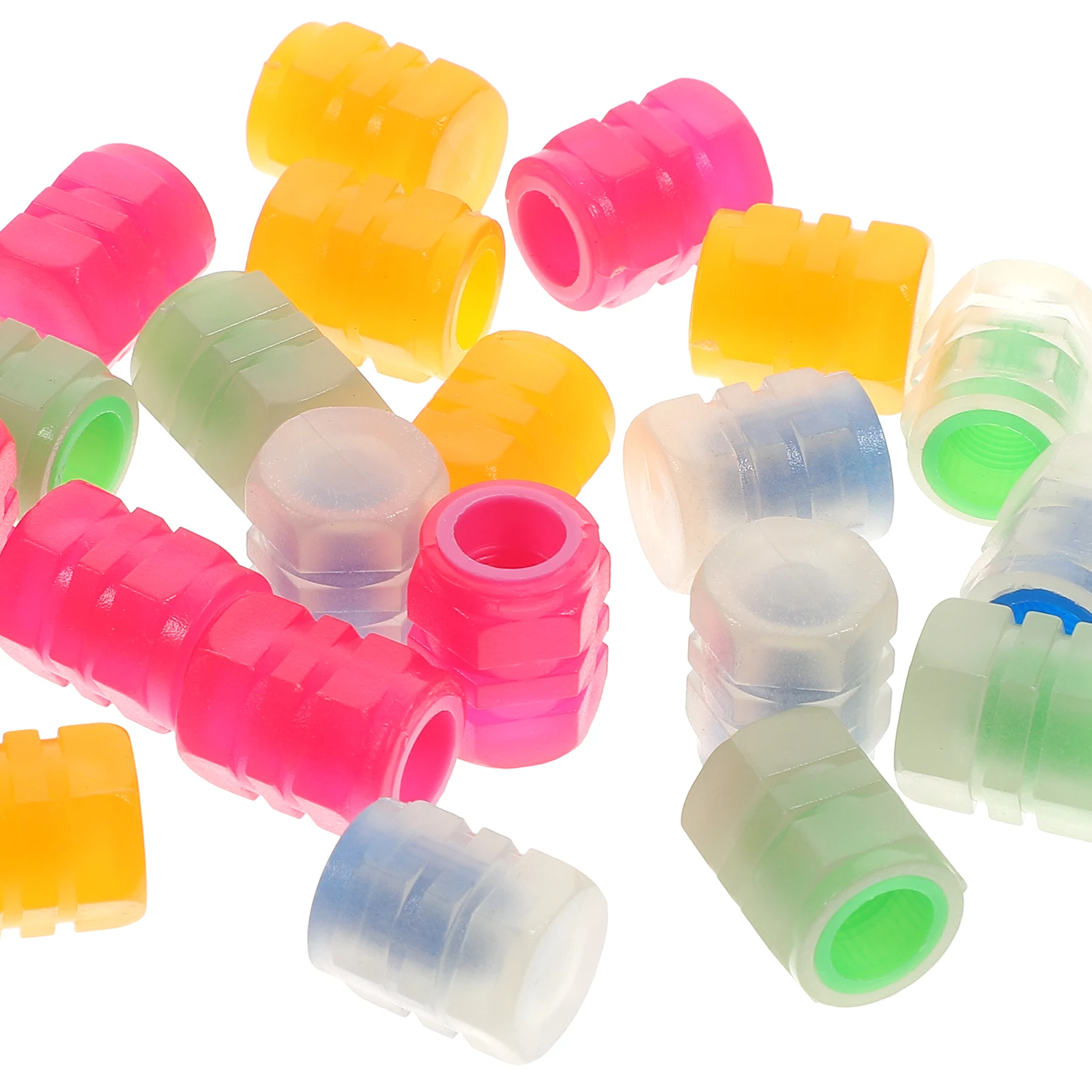 24pcs Dark Tire Valve Caps Luminous Tire Caps Car Tyre Dust Stem Covers Fluorescent Universal Cool Accessories
24pcs Dark Tire Valve Caps Luminous Tire Caps Car Tyre Dust Stem Covers Fluorescent Universal Cool Accessories