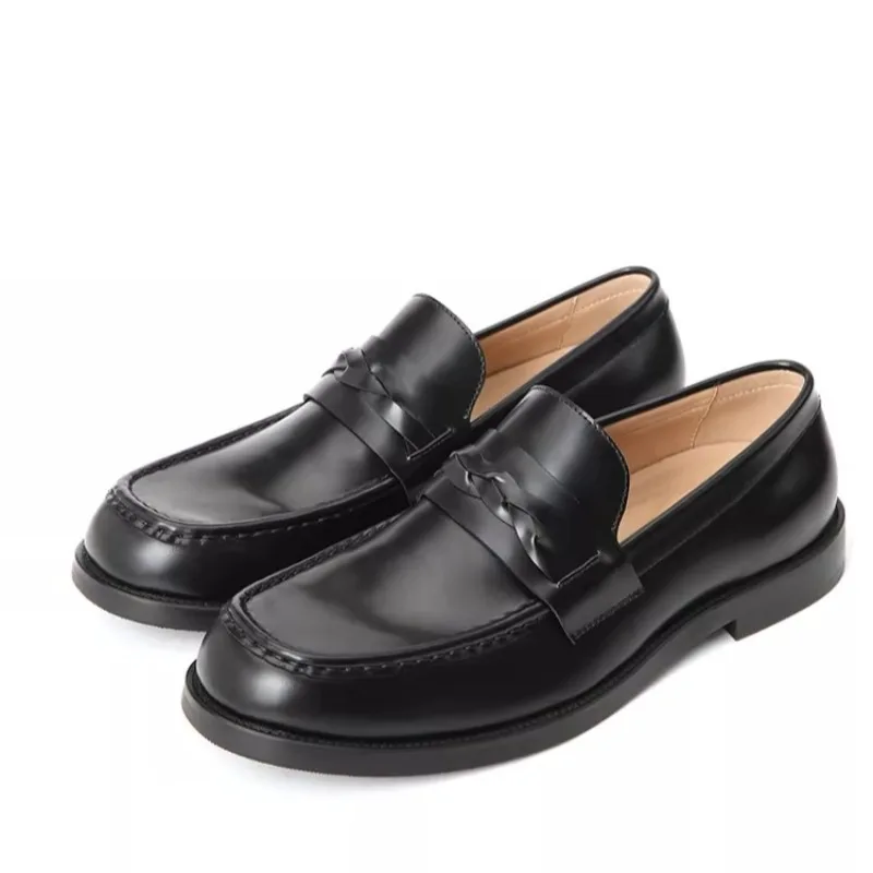 Дизайнерские роскошные повседневные деловые модельные кожаные туфли Мужские черные лоферы без шнуровки Молодежные рабочие оксфорды из натуральной кожи с круглым носком Мужские
Дизайнерские роскошные повседневные деловые модельные кожаные туфли Мужские черные лоферы без шнуровки Молодежные рабочие оксфорды из натуральной кожи с круглым носком Мужские