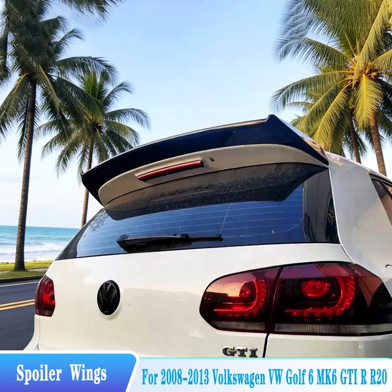 For 2008-2013 Volkswagen VW Golf 6 MK6 GTI R R20 Rear Roof Lip Spoiler ABS Plastic Car Exterior Tuning Trim Body Kit Accessories
For 2008-2013 Volkswagen VW Golf 6 MK6 GTI R R20 Rear Roof Lip Spoiler ABS Plastic Car Exterior Tuning Trim Body Kit Accessories