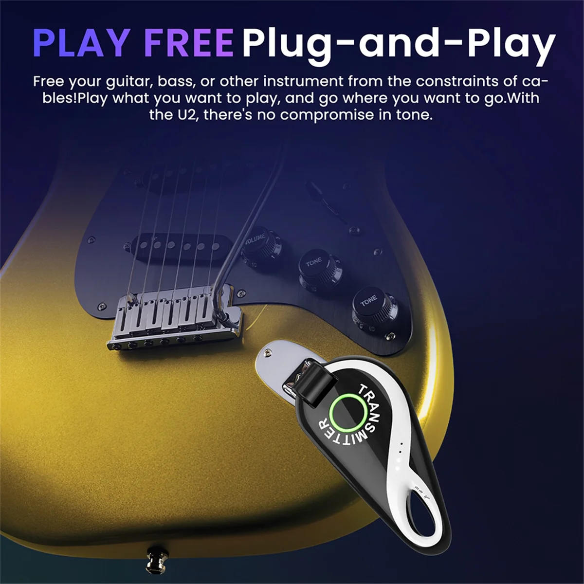 Беспроводная гитарная система AA74 2,4G для электрогитары, передатчика и приемника, передача звука в реальном времени 48K/16bit
Беспроводная гитарная система AA74 2,4G для электрогитары, передатчика и приемника, передача звука в реальном времени 48K/16bit