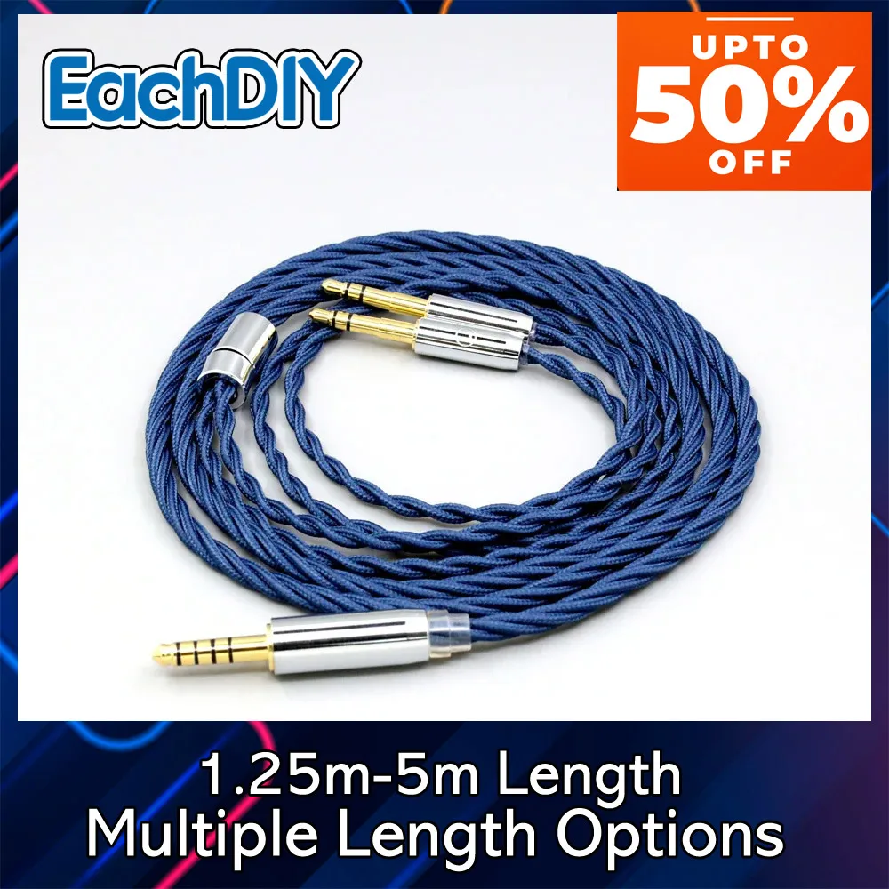 Full Pure 99% Silver Alloy Sleeved Earphone Cable For Final Audio D8000 AFDS pro Design Pandora Hope Yamaha YH-5000SE 8587
Full Pure 99% Silver Alloy Sleeved Earphone Cable For Final Audio D8000 AFDS pro Design Pandora Hope Yamaha YH-5000SE 8587