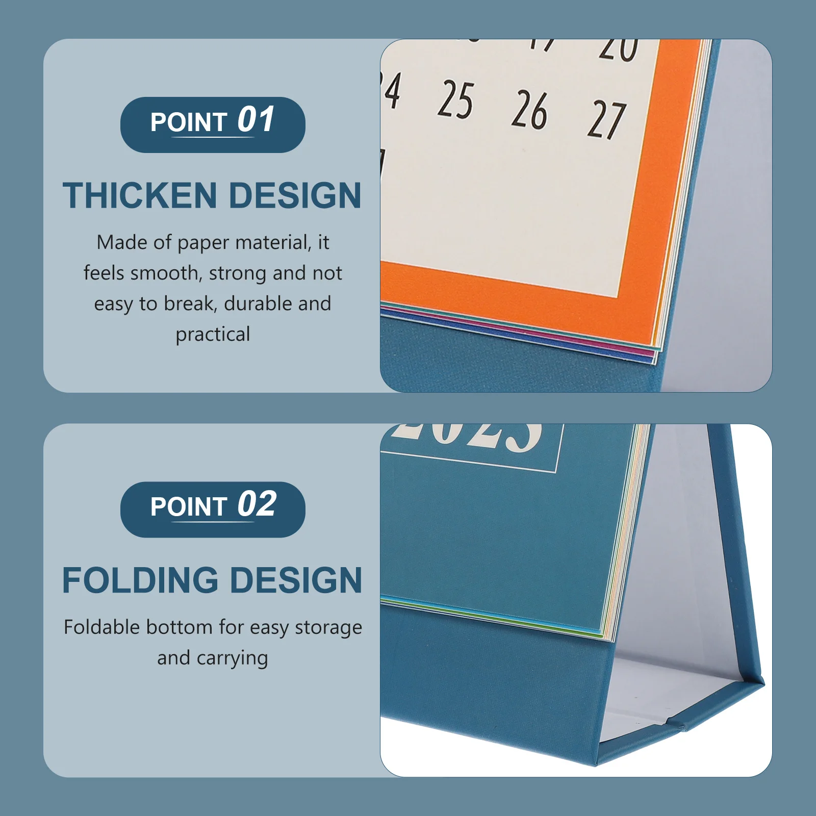 Mini Desk Calendar 2023 Simple Style English Design Small Table Calendar for Study Room Desktop Decoration Schedule Tracker
Mini Desk Calendar 2023 Simple Style English Design Small Table Calendar for Study Room Desktop Decoration Schedule Tracker