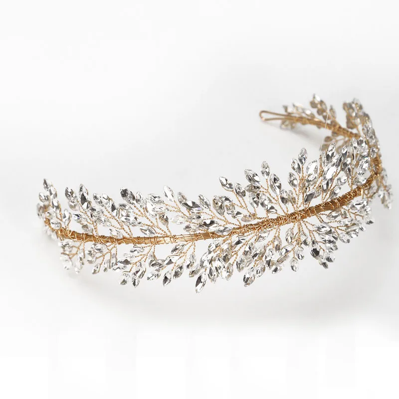 SLBRIDAL Handmade INS Style Crystal Rhinestones Bridal Tiara Headband Wedding Crown Hair Accessories Bridesmaids Women Jewelry
SLBRIDAL Handmade INS Style Crystal Rhinestones Bridal Tiara Headband Wedding Crown Hair Accessories Bridesmaids Women Jewelry