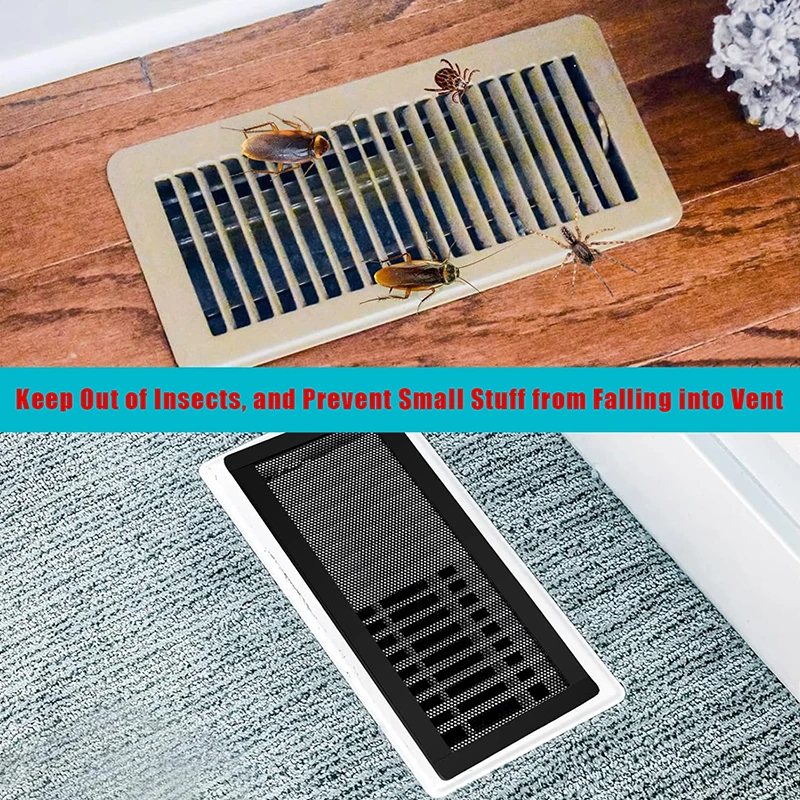 Magnetic Vent Covers For Home Floor 5Pack, Upgrated 4x10 Inch Strong Magnet PVC Floor Register Cover, Air Vent Screen Trap
Magnetic Vent Covers For Home Floor 5Pack, Upgrated 4x10 Inch Strong Magnet PVC Floor Register Cover, Air Vent Screen Trap