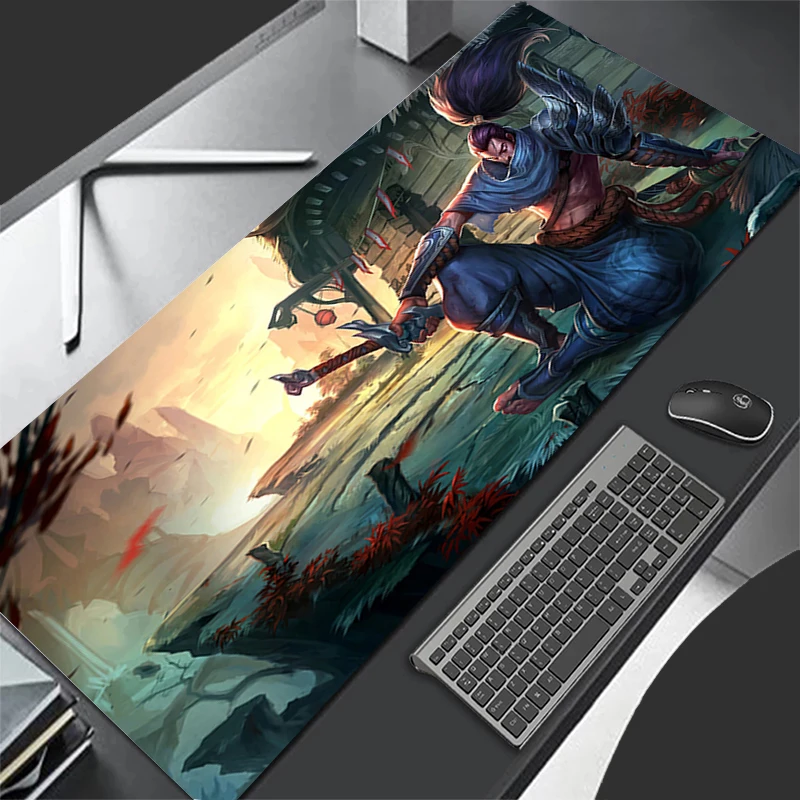 Mousepad Computer Gaming Accessories Keyboard Pad Office PC Rubber Mouse Pad Decoracion Desk L-league of Legends Yasuo Mouse Mat
Mousepad Computer Gaming Accessories Keyboard Pad Office PC Rubber Mouse Pad Decoracion Desk L-league of Legends Yasuo Mouse Mat