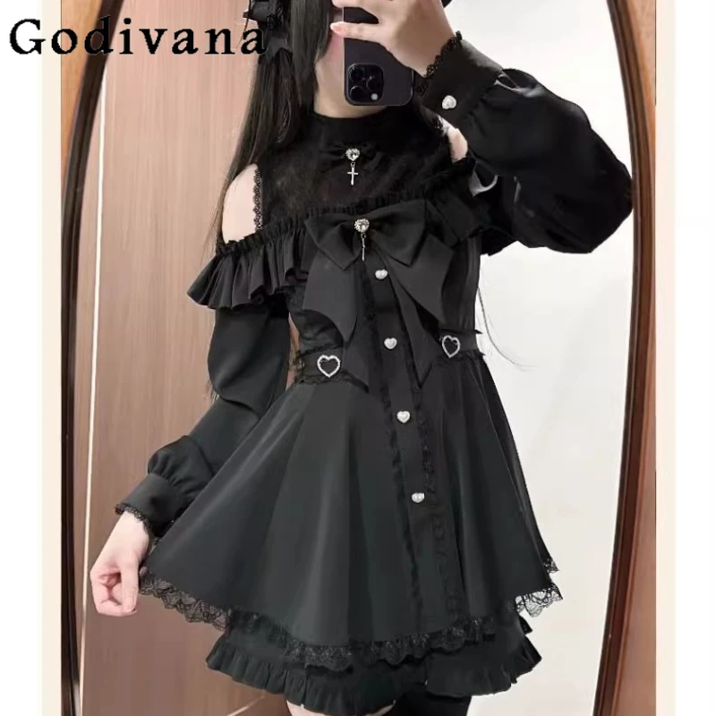 Japanese Style Mass Produced Outfits Women Off Shoulder Lace Patchwork Long Sleeve Shirt Mini Shorts Set Girls Short Suits
Japanese Style Mass Produced Outfits Women Off Shoulder Lace Patchwork Long Sleeve Shirt Mini Shorts Set Girls Short Suits