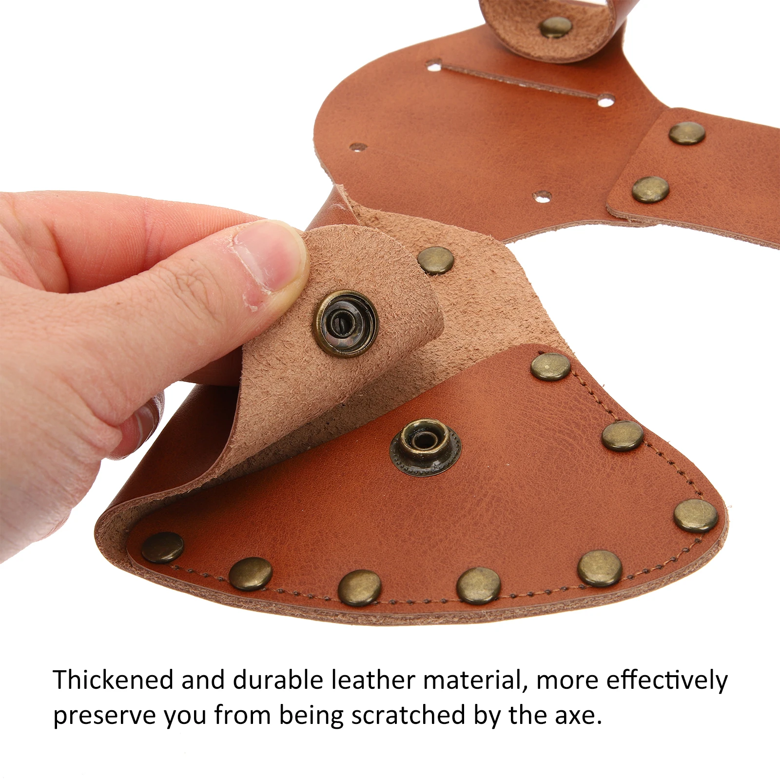 Axe Head Thickened Protector Protective Hatchet Cover Practical Cover Outdoor Hatchet Case Durable Cowhide Sleeve Tools
Axe Head Thickened Protector Protective Hatchet Cover Practical Cover Outdoor Hatchet Case Durable Cowhide Sleeve Tools