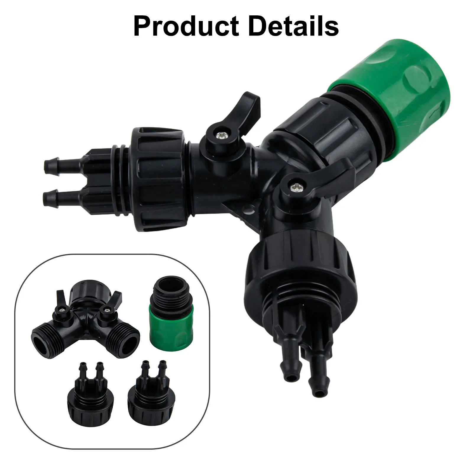Garden Irrigation Garden Tap Adapter 1/4'' Hose Connector Compatible With Sprinklers Easy Installation Leak-proof Connection
Garden Irrigation Garden Tap Adapter 1/4'' Hose Connector Compatible With Sprinklers Easy Installation Leak-proof Connection