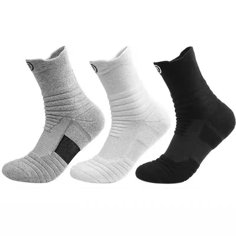 3 pairs of socks men's professional running basketball socks breathable sports socks towel bottom anti slip elite socks
3 pairs of socks men's professional running basketball socks breathable sports socks towel bottom anti slip elite socks
