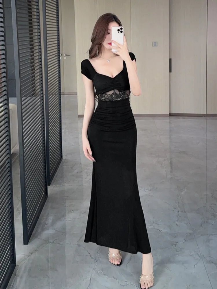 Сексуальное вечернее платье ort Sve Square Ne Dr с утягивающей талией, юбка трапециевидной формы средней длины, дышащая, приятная для кожи, весна-осень
Сексуальное вечернее платье ort Sve Square Ne Dr с утягивающей талией, юбка трапециевидной формы средней длины, дышащая, приятная для кожи, весна-осень