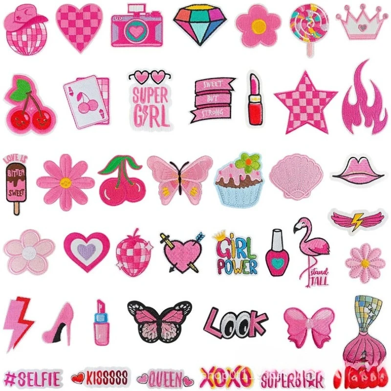 Girl Clothes Patch Sticker Cute Pink Camera Embroidery Cloth Sticker High Heels Computer Stamp Ironing
Girl Clothes Patch Sticker Cute Pink Camera Embroidery Cloth Sticker High Heels Computer Stamp Ironing
