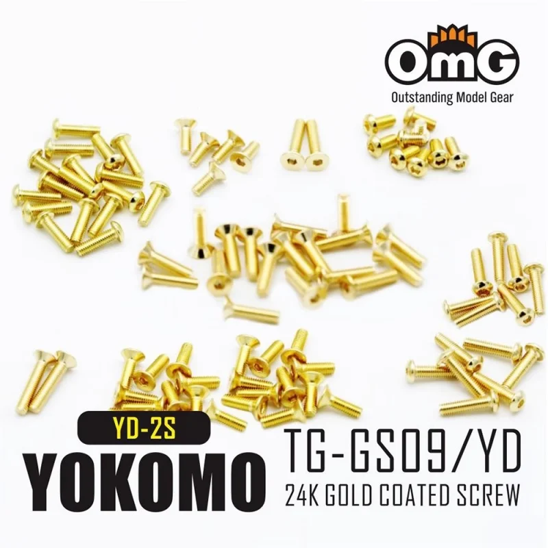RCOMG gift gold-plated screw M3 round head flat head RC remote control drift car upgrade accessory YOKOMO YD2S
RCOMG gift gold-plated screw M3 round head flat head RC remote control drift car upgrade accessory YOKOMO YD2S