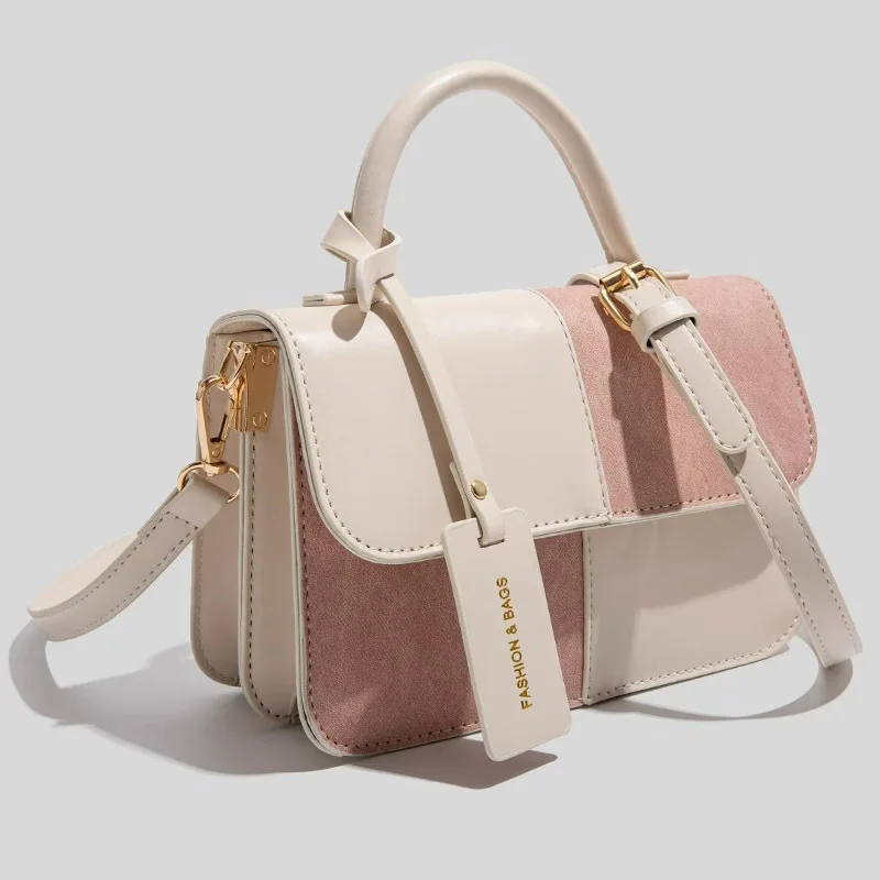Splicing shoulder bags high-quality niche design crossbody bag for women French handbags trendy flip cover small square bag
Splicing shoulder bags high-quality niche design crossbody bag for women French handbags trendy flip cover small square bag