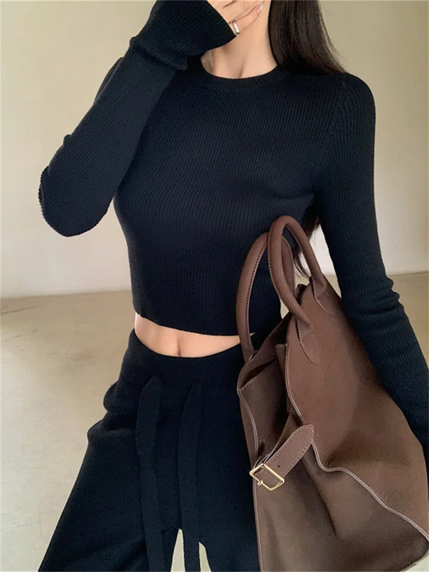Alien Kitty Retro Slim Knitted Women Suits Chic Elegant Office Lady Sweaters 2024 Pullovers Spring Work Wear High Waist Pants
Alien Kitty Retro Slim Knitted Women Suits Chic Elegant Office Lady Sweaters 2024 Pullovers Spring Work Wear High Waist Pants