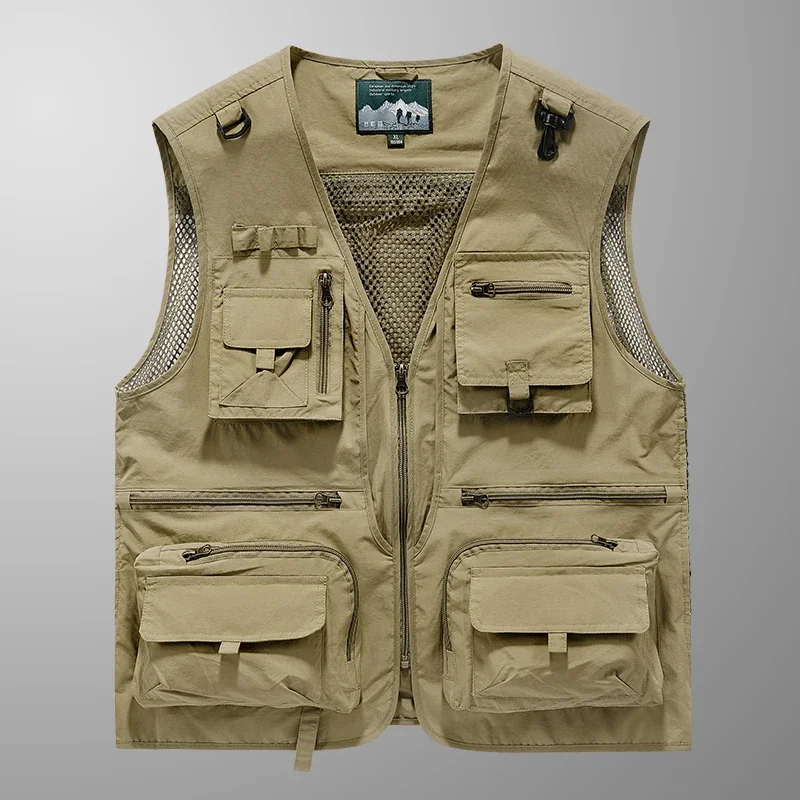 New Men Thin Vests Versatile Items in Stock Fashionable Trendy Spring Autumn Summer Wearing Vests Men Shopping Fishing Wear
New Men Thin Vests Versatile Items in Stock Fashionable Trendy Spring Autumn Summer Wearing Vests Men Shopping Fishing Wear