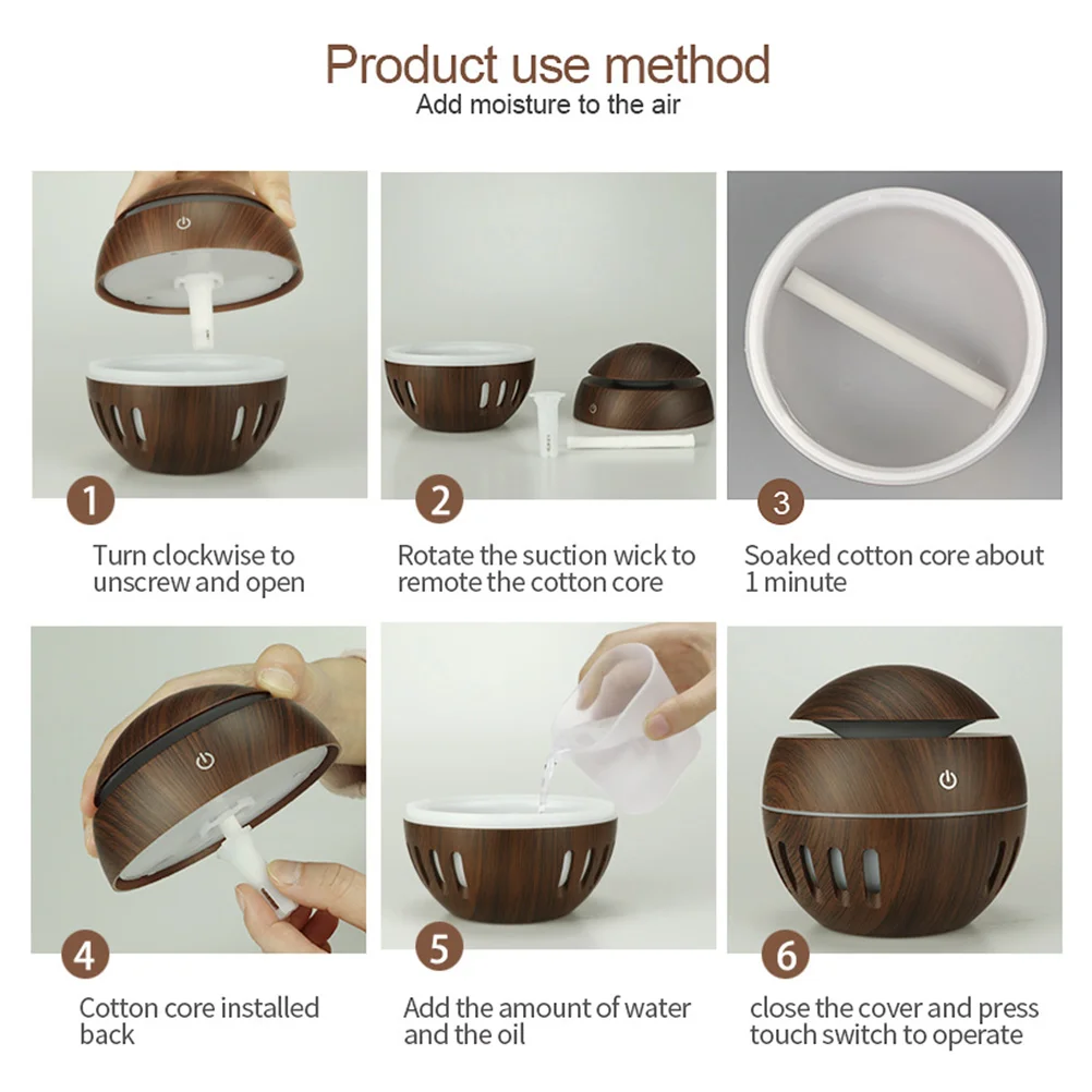 130Ml Mini Air Humidifier Usb Powered Desktop Home Office Machine Moisturizer For Room Car Cotton Swab Use No Oil
130Ml Mini Air Humidifier Usb Powered Desktop Home Office Machine Moisturizer For Room Car Cotton Swab Use No Oil