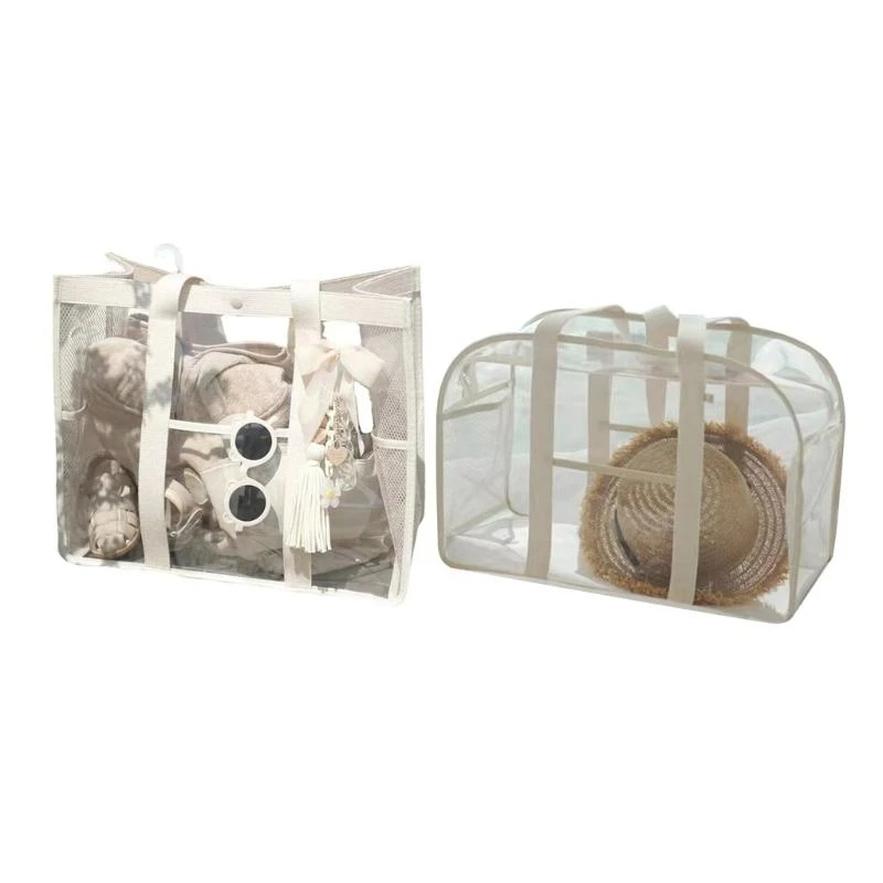 340F Summer Beaches Handbag Large Clear Handy Shoulder Bag Foldable Tote Organiser Waterproof Swimming Travel Storage
340F Summer Beaches Handbag Large Clear Handy Shoulder Bag Foldable Tote Organiser Waterproof Swimming Travel Storage