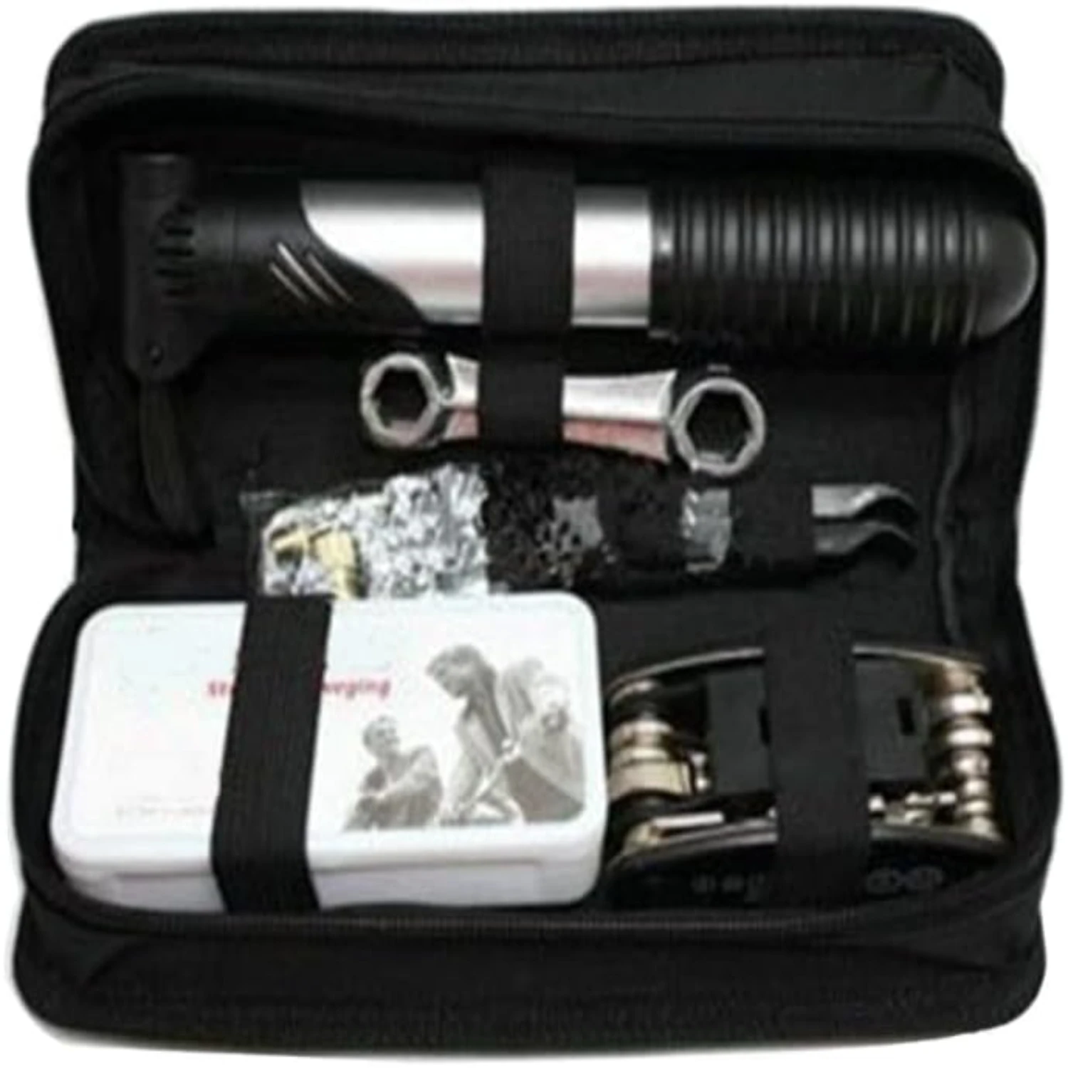 Compact and Portable Bike Maintenance Tool Bag with Essential Easy-to-Use Repair Kits - Ideal for Camping and Travel - Convenien
Compact and Portable Bike Maintenance Tool Bag with Essential Easy-to-Use Repair Kits - Ideal for Camping and Travel - Convenien