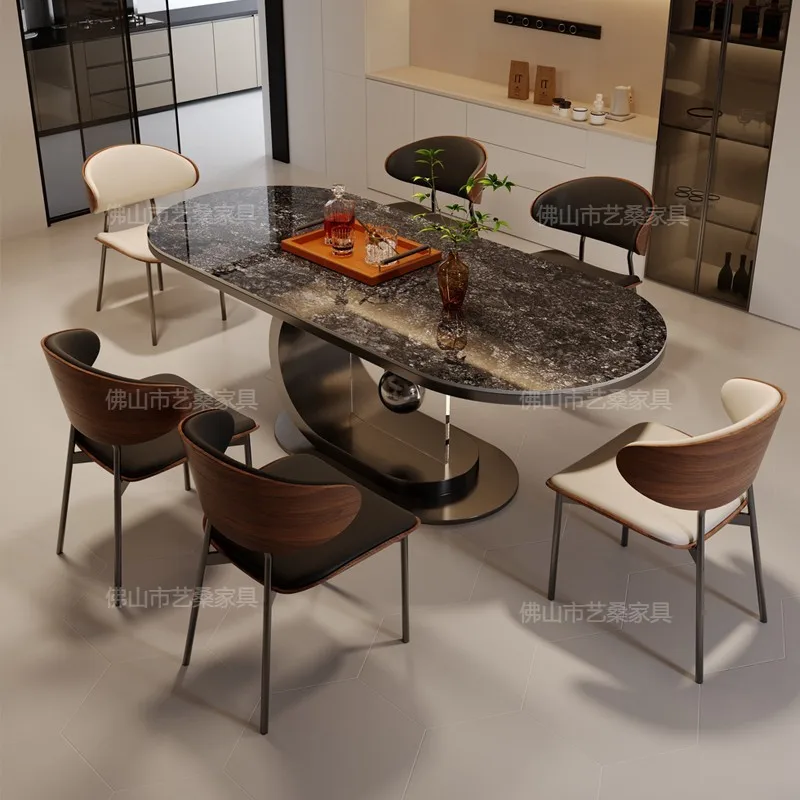 Luxury Study Dining Table Marble Desk Center Modern Garden Dining Table Designer Service High Mesas De Comedor Salon Furniture
Luxury Study Dining Table Marble Desk Center Modern Garden Dining Table Designer Service High Mesas De Comedor Salon Furniture