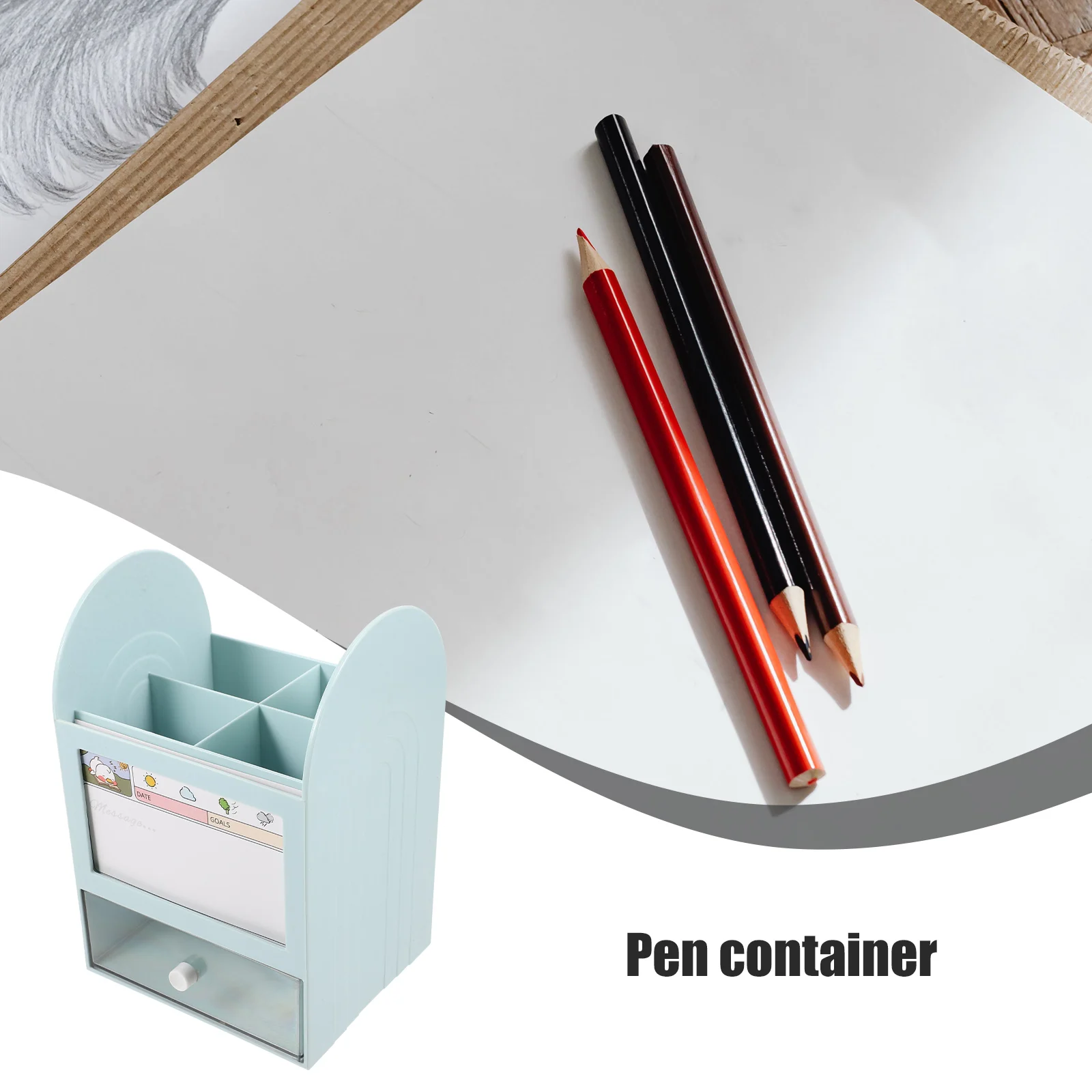 Pen Storage Box Household Container Holders Accessory Drawer for Desk Plastic Stationery Make up Supply Desktop 
Pen Storage Box Household Container Holders Accessory Drawer for Desk Plastic Stationery Make up Supply Desktop