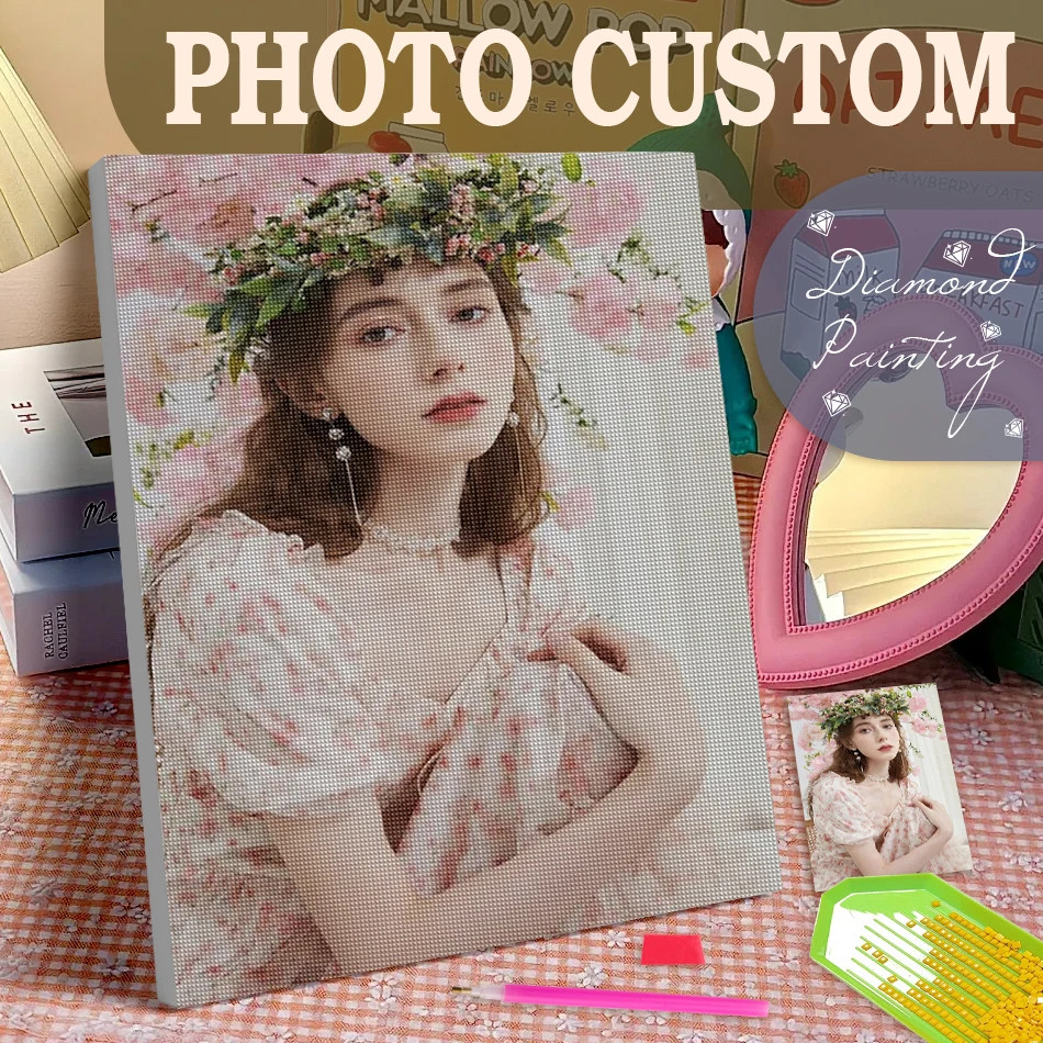 PPhoto Custom 5D DIY Diamond Painting Cross Stitch Embroidery Diamond Mosaic Kits Full Square Round Crystal Home Decor New
PPhoto Custom 5D DIY Diamond Painting Cross Stitch Embroidery Diamond Mosaic Kits Full Square Round Crystal Home Decor New