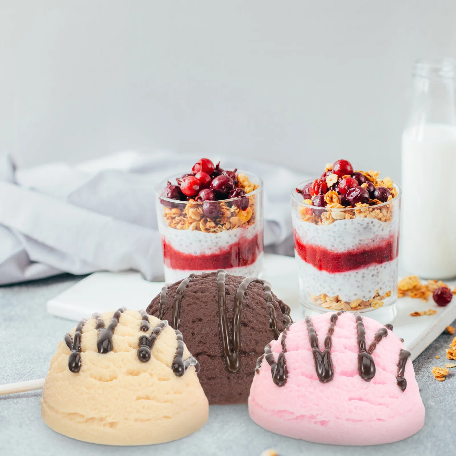 3 Pcs Pvc Simulated Ice Cream Ball Model Window Display Ornaments Party Decoration Photography Props Showcase Toy Balls Fake
3 Pcs Pvc Simulated Ice Cream Ball Model Window Display Ornaments Party Decoration Photography Props Showcase Toy Balls Fake