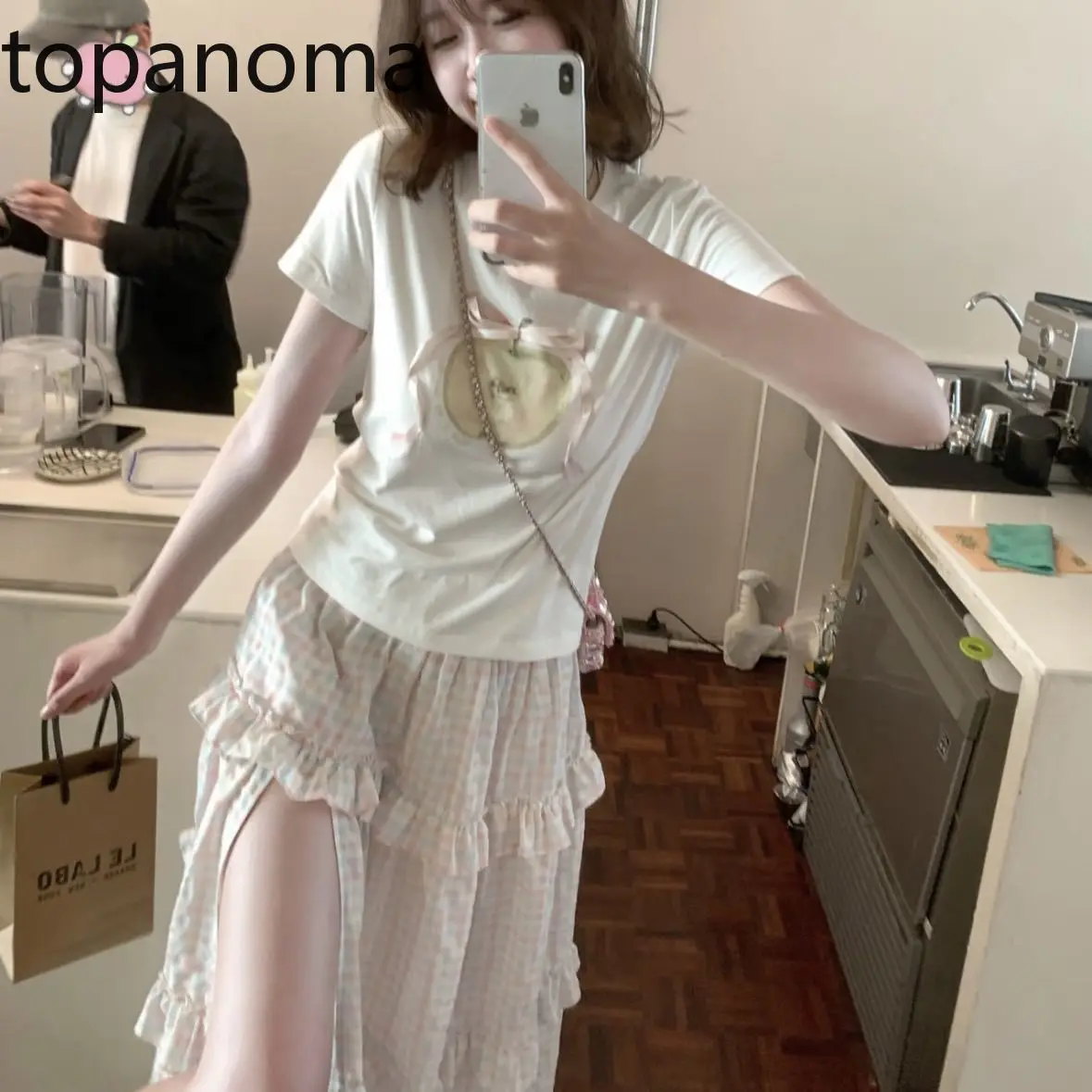 Topanoma Irregular Checkered Pink Slimming Half Skirt Sweet Girls Wear Summer Split Mid Length Skirt Playful Cute Personality
Topanoma Irregular Checkered Pink Slimming Half Skirt Sweet Girls Wear Summer Split Mid Length Skirt Playful Cute Personality