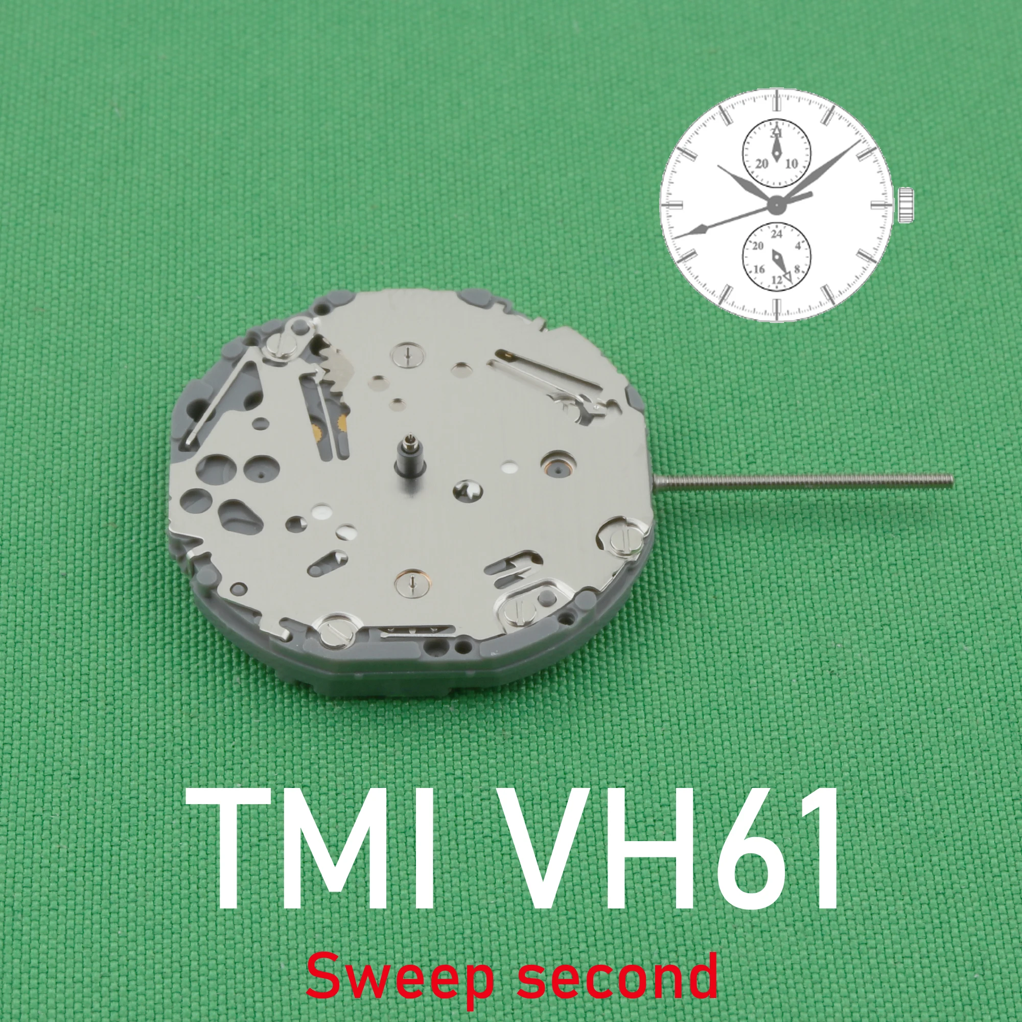 Часовой механизм TMI VH61, часовой механизм VH61A, часовой механизм VH61B, второй Размер: 10 шт., высота: 3,45 мм, часы с несколькими глазами (дата, 24 часа)
Часовой механизм TMI VH61, часовой механизм VH61A, часовой механизм VH61B, второй Размер: 10 шт., высота: 3,45 мм, часы с несколькими глазами (дата, 24 часа)