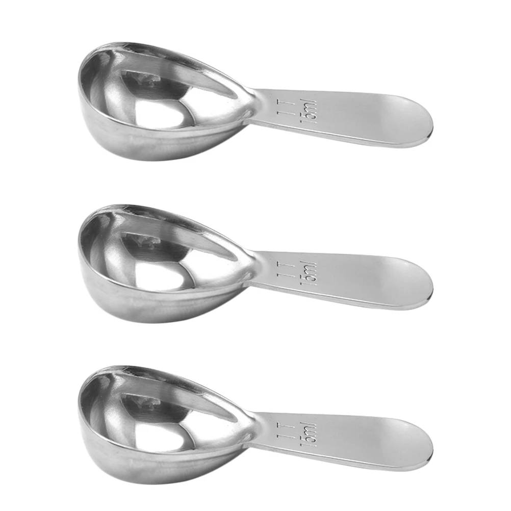 3 Pcs Stainless Steel Measuring Spoon Coffee Scoop Metric System Tablespoon Flour Cocoa Tea Powder Kitchen Bar Utensils
3 Pcs Stainless Steel Measuring Spoon Coffee Scoop Metric System Tablespoon Flour Cocoa Tea Powder Kitchen Bar Utensils