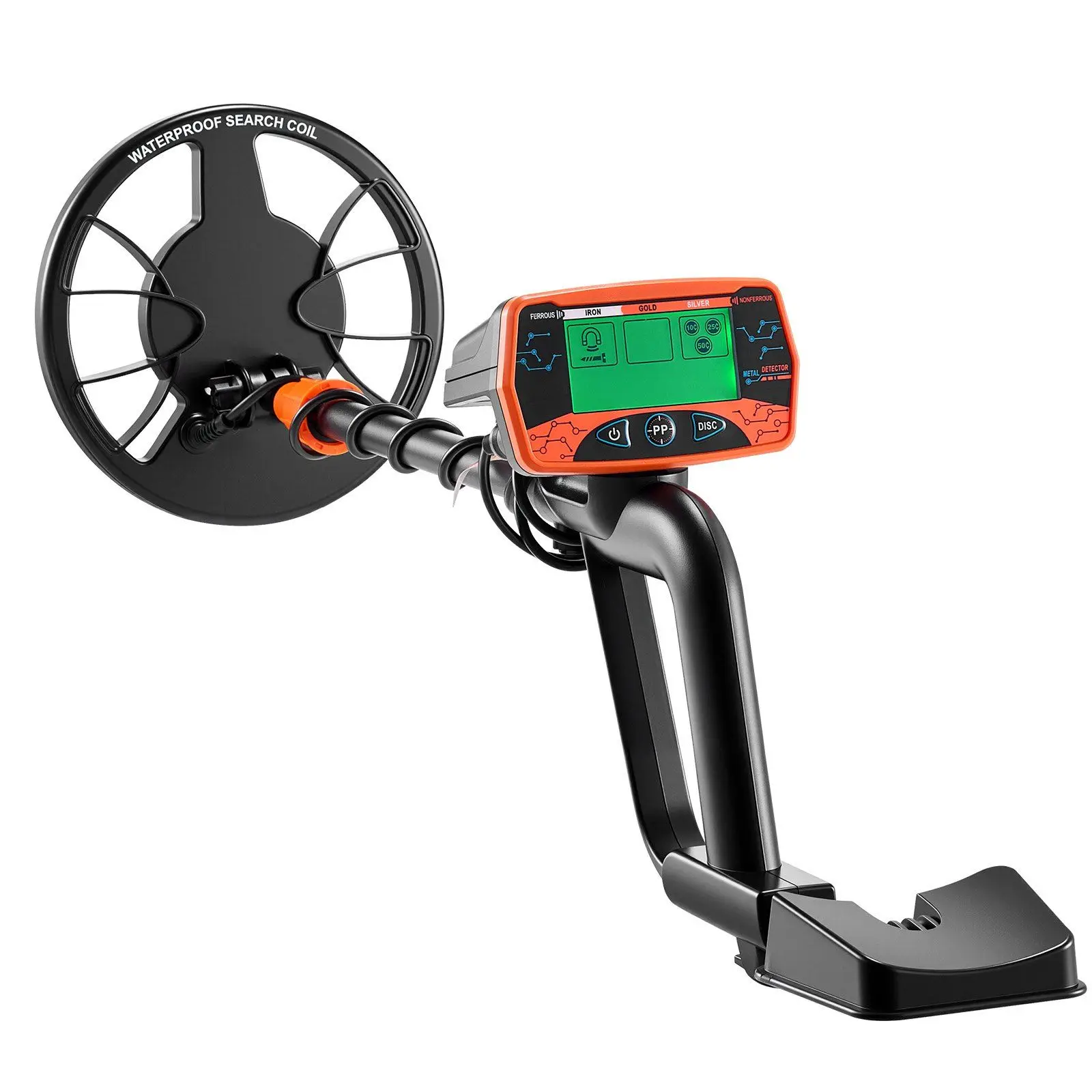 Metal Detector for Adults, 8", Professional High Accuracy Gold Detector, IP68 Waterproof Search Coil with Display, Headphones,
Metal Detector for Adults, 8", Professional High Accuracy Gold Detector, IP68 Waterproof Search Coil with Display, Headphones,