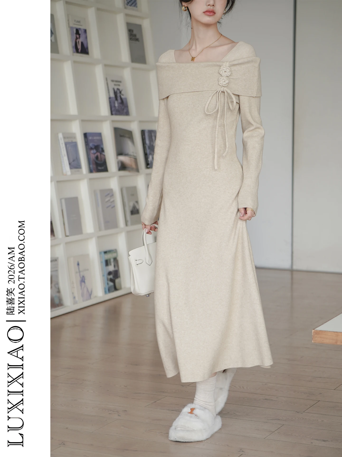 LUXIXIAO Square Collar A-Line Knitted Dress Long Sleeve Slim Fit Korean Style Sweater Dress Mid-Thick Winter Commute Fashion
LUXIXIAO Square Collar A-Line Knitted Dress Long Sleeve Slim Fit Korean Style Sweater Dress Mid-Thick Winter Commute Fashion