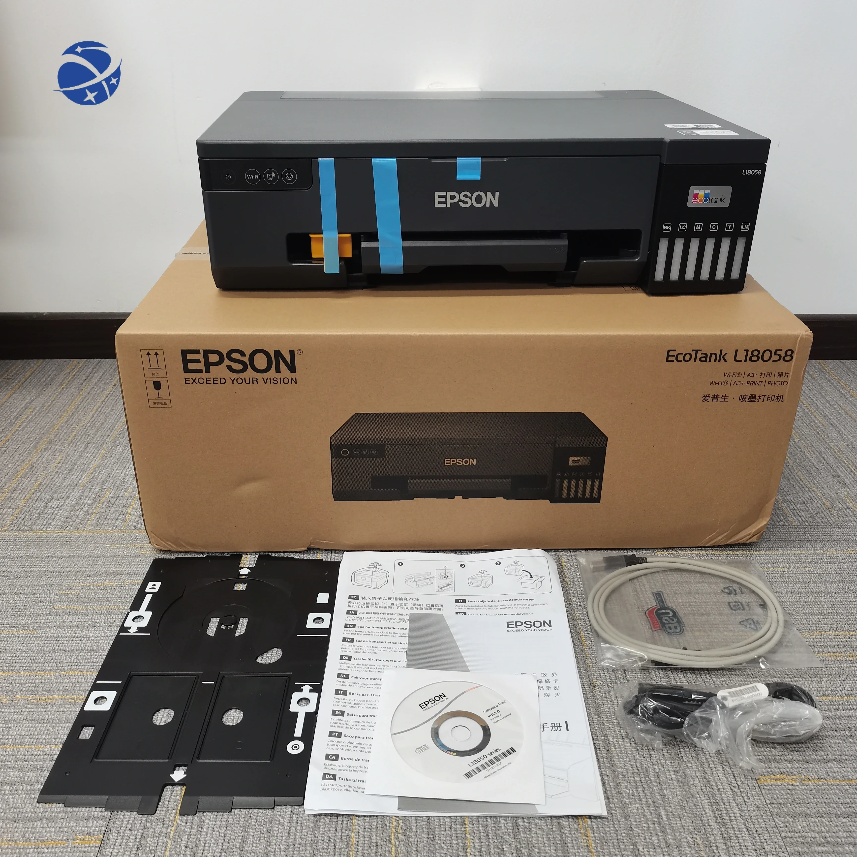 Yunyi L1800 обновление L18058 новый рынок оригинальный A3 + контейнер для чернил 6-цветный фото-документ беспроводной облачный принтер
Yunyi L1800 обновление L18058 новый рынок оригинальный A3 + контейнер для чернил 6-цветный фото-документ беспроводной облачный принтер