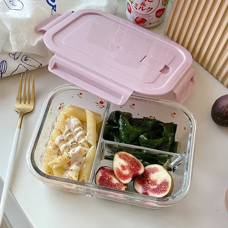 Cute Blue Pink Flowers Glass Lunch Commuting To Work Microwave Oven Heating Special Bowl Lunch Box Rice Box Set Sealed With Lid
Cute Blue Pink Flowers Glass Lunch Commuting To Work Microwave Oven Heating Special Bowl Lunch Box Rice Box Set Sealed With Lid